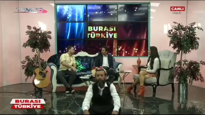 Ali Ekber Görel’in Tempo TV’de yayımlanan Burası Türkiye programındaki ekran görüntüsü